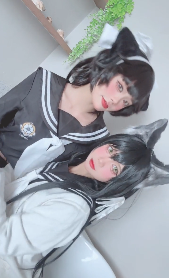 PoppaChan✘Kawaiimeochan 双人Cosplay短视频 【25V180M】