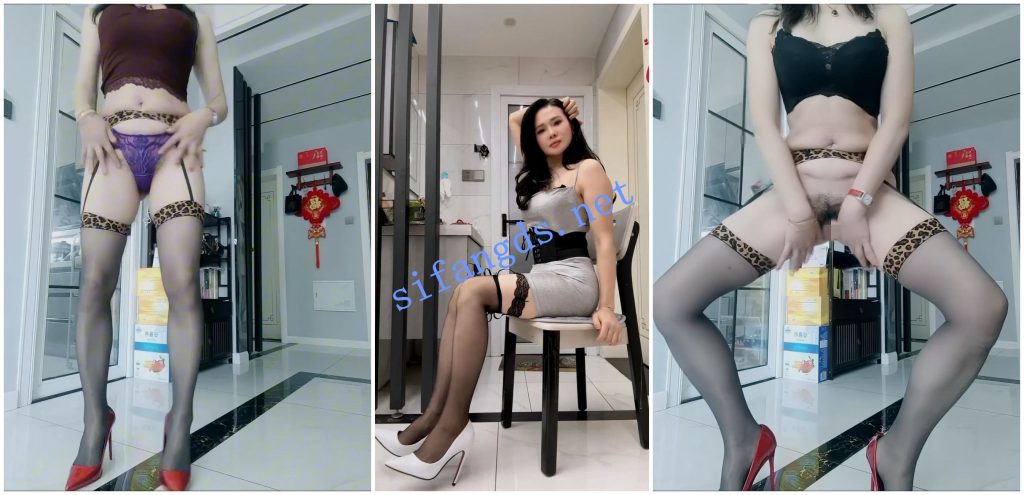 【抖音福利】高挑黑丝熟女【苏曼】骚穴自慰特写【5V】【415M】